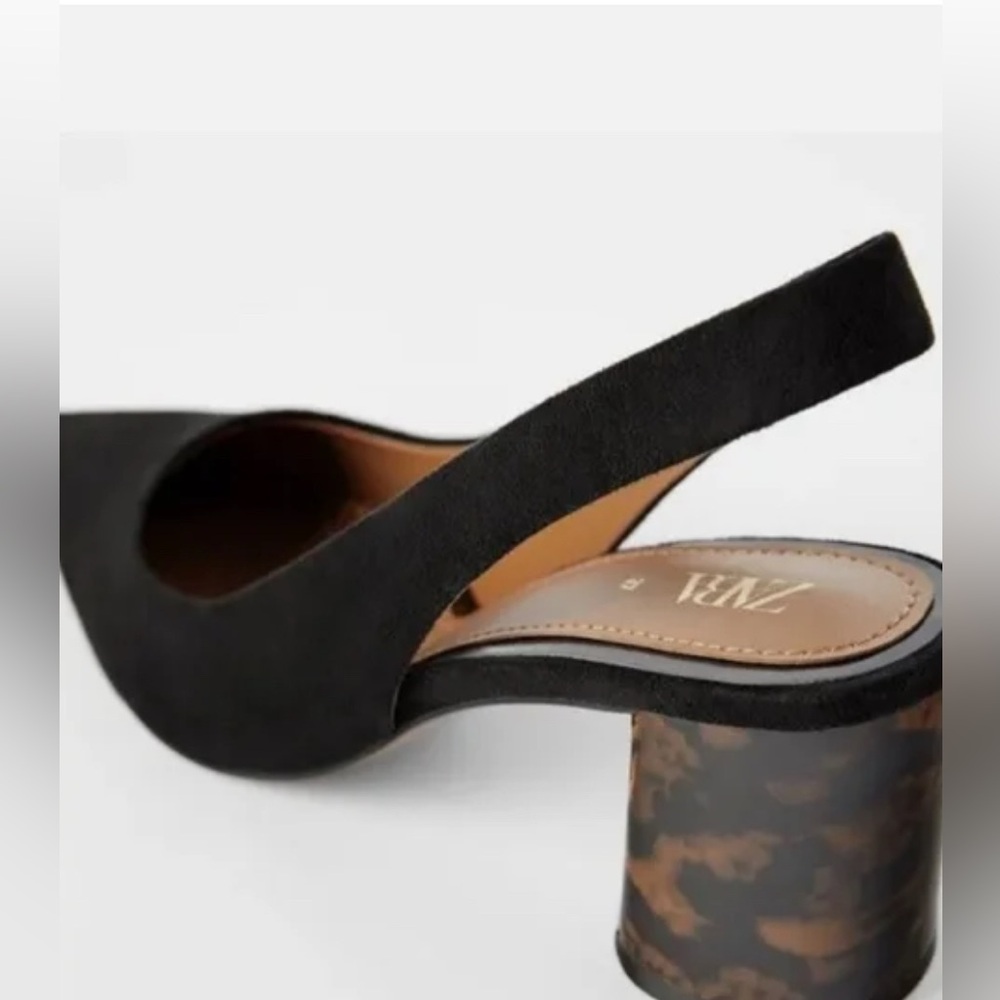 Zara Black and Brown Heels
